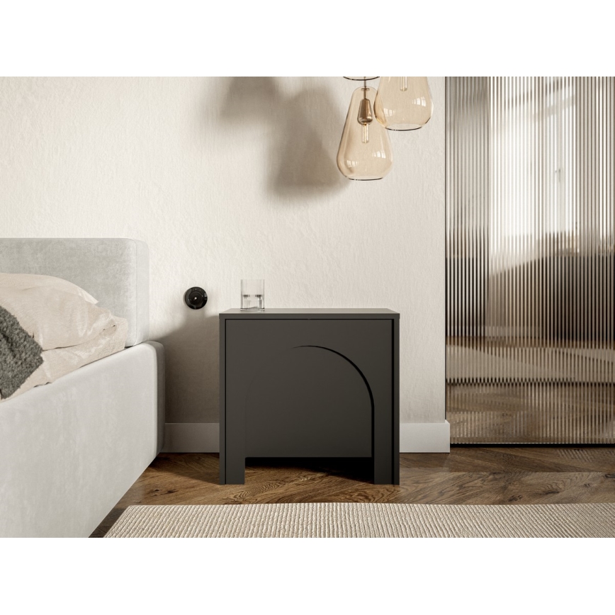 Nattduksbord NIO antracit