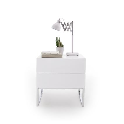 Nattduksbord ROCKY vit