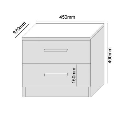 Nattduksbord TOD i Wotan-ek