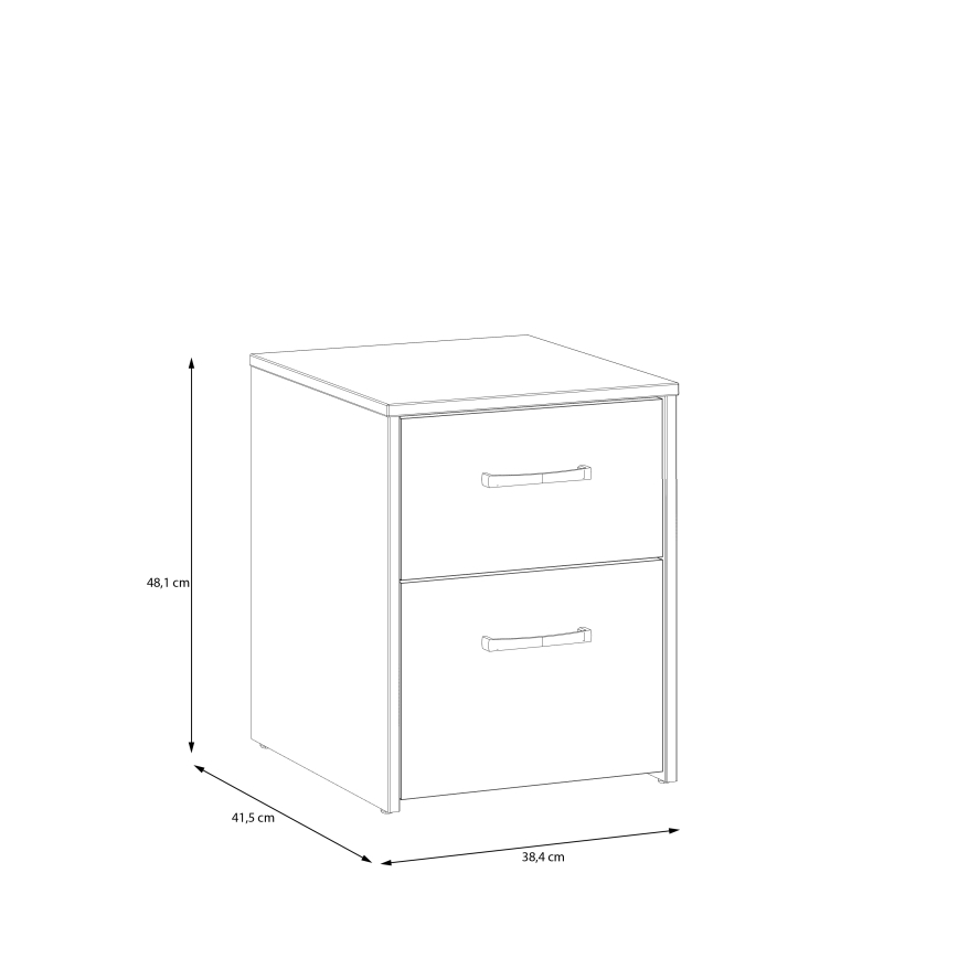 Nattduksbord URO ek artisan/vit