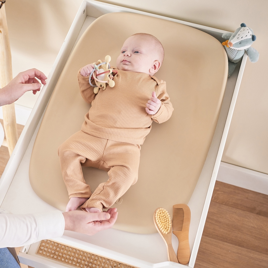 Nattou - Bytmatta SOFTY 50x70 cm beige