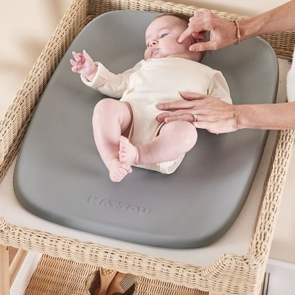 Nattou - Bytmatta SOFTY 50x70 cm grå