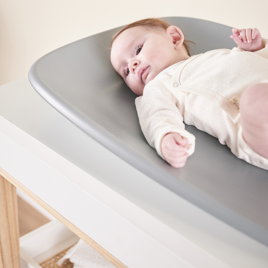 Nattou - Bytmatta SOFTY 50x70 cm grå