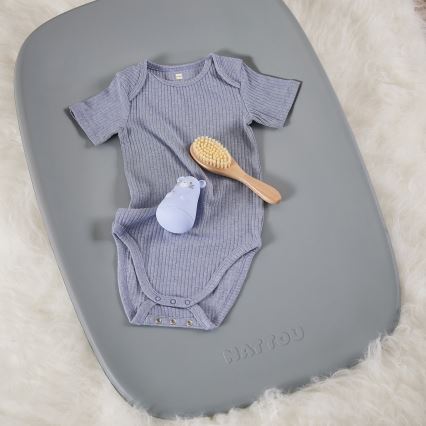 Nattou - Bytmatta SOFTY 50x70 cm grå