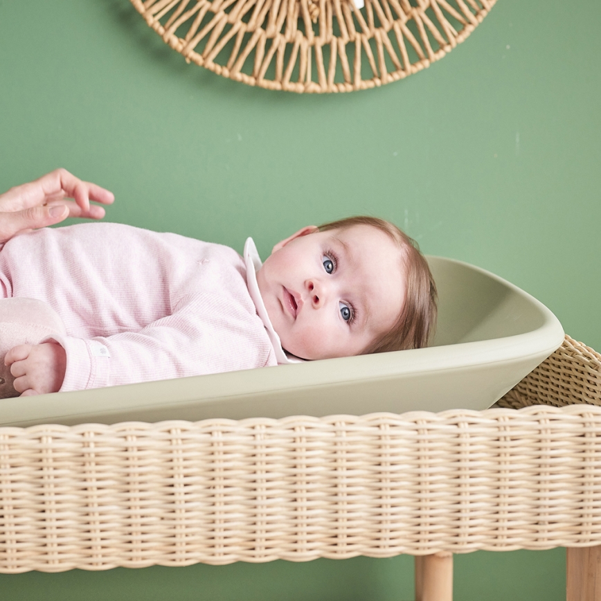 Nattou - Bytmatta SOFTY 50x70 cm grön