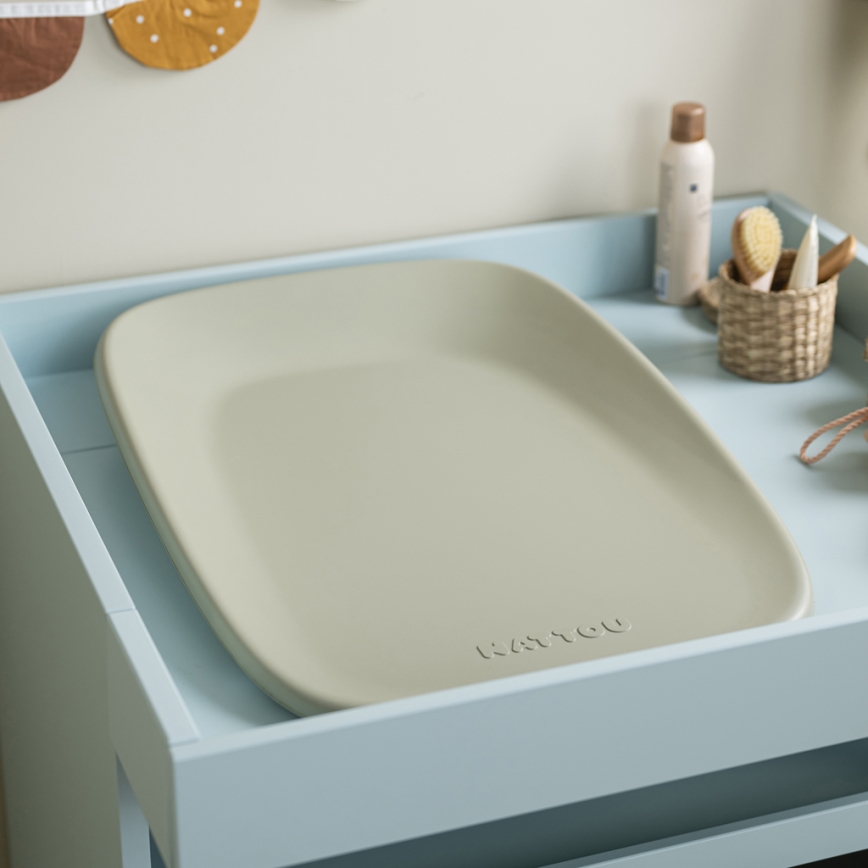 Nattou - Bytmatta SOFTY 50x70 cm grön