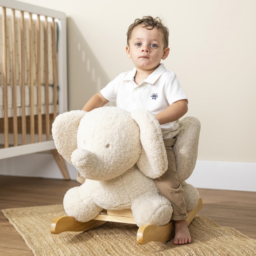 Nattou - Rocking toy TEDDY elefant beige