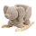 Nattou - Rocking toy TEDDY elefant brun