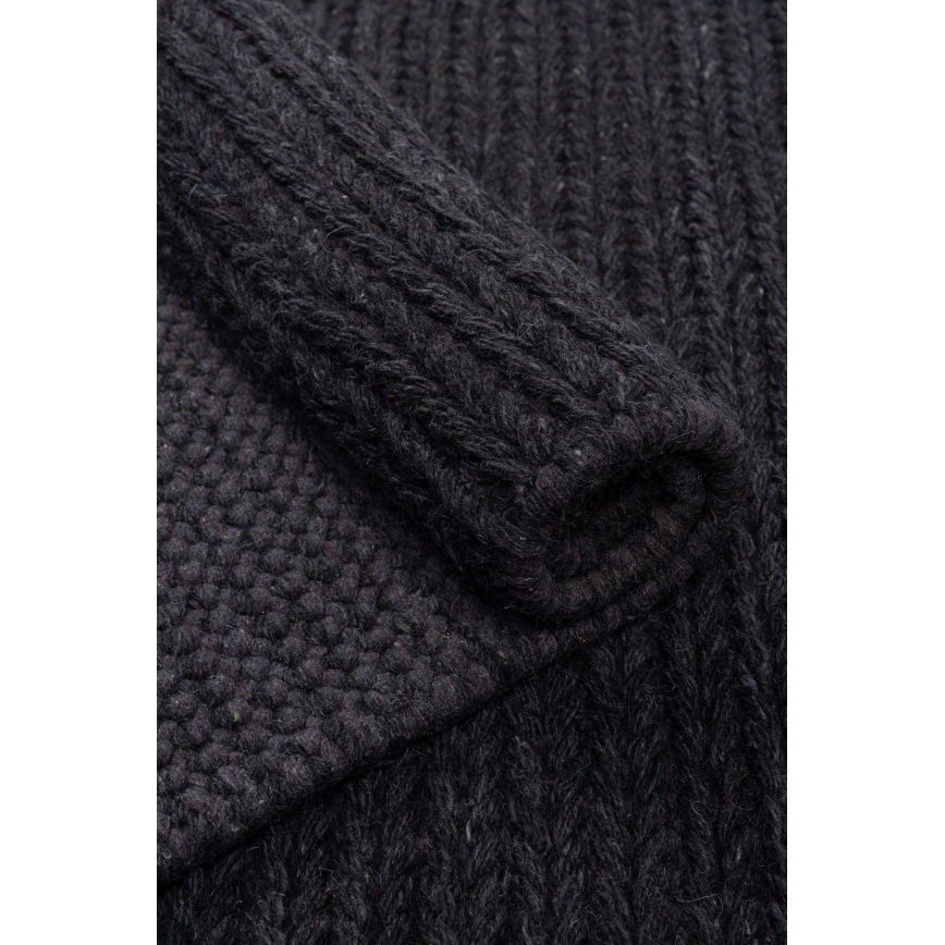 Naturlig matta FIR WOOL 120x170 cm 2600 g/m2 antracit