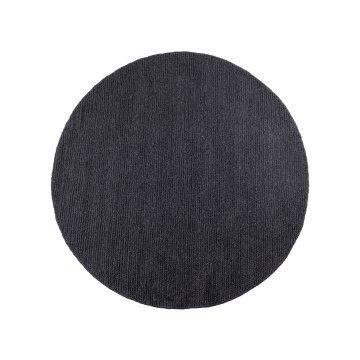 Naturlig rund matta FIR WOOL 160 cm 2600 g/m2 antracit