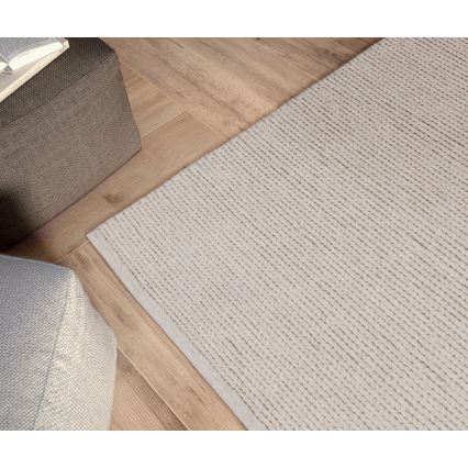 Naturmatta FIR WOOL 70x140 cm 2600 g/m2 krämfärgad