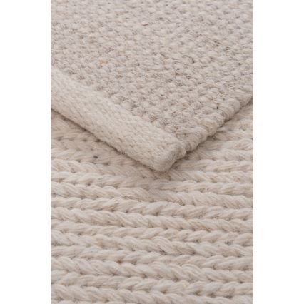 Naturmatta FIR WOOL 70x140 cm 2600 g/m2 krämfärgad