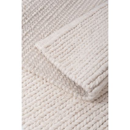 Naturmatta FIR WOOL 70x140 cm 2600 g/m2 krämfärgad
