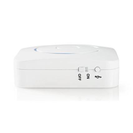 Nedis ALRMMW20WT - Alarm med Trådlös rörelsesensor 6xAA vit