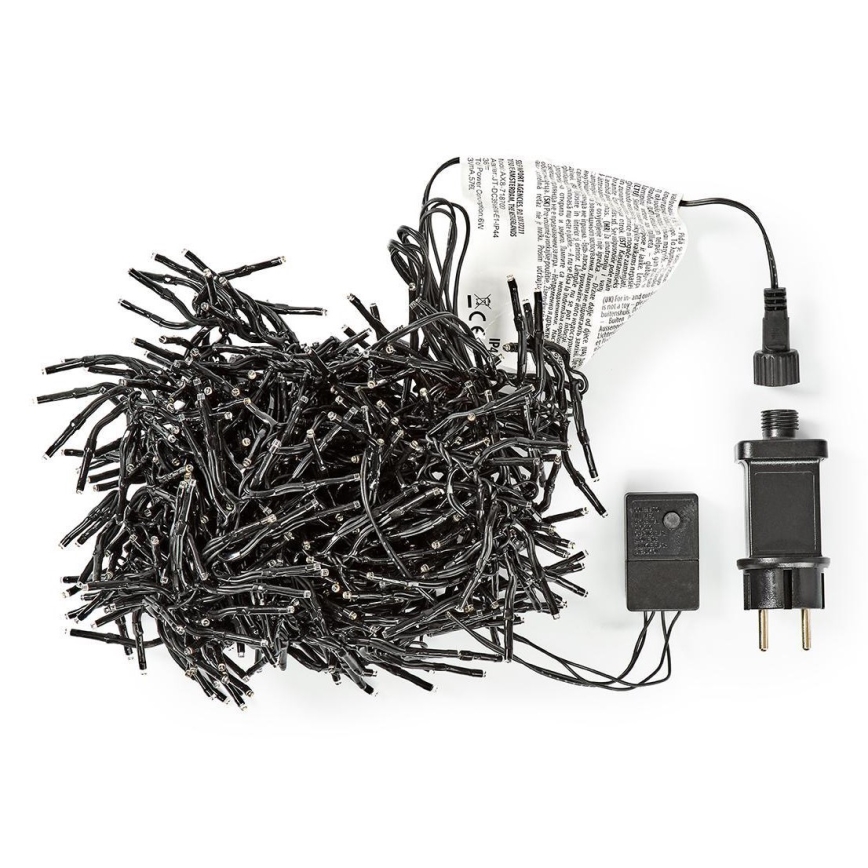 Nedis AX8718700 - LED Smart utomhusljuskedja 576xLED/8 funktioner 7,2 m IP44