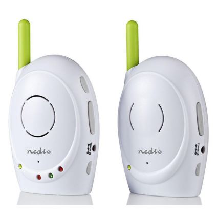 Nedis BAMO110AUWT - Trådlös baby monitor 5W/230V