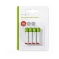 Nedis BANM9HR034B - 4st Laddningsbara Batterier AAA Ni-MH/1.2V/950mAh