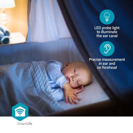 Smart multifunktionell infraröd termometer Tuya 2xAAA