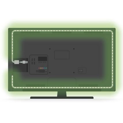 LED RGB ljusreglerad  ljusslinga SmartLife 2,4m LED/4W/5V