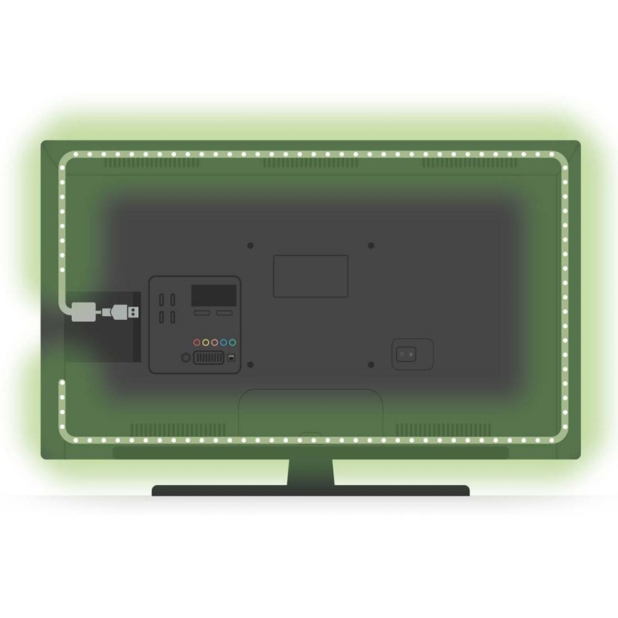 LED RGB ljusreglerad  ljusslinga SmartLife 2,4m LED/4W/5V