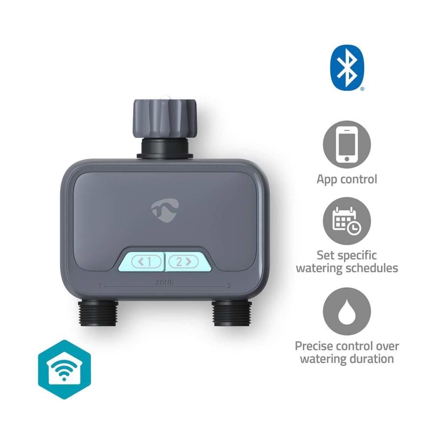 Vattenflödesregulator 4xAA Wi-Fi Tuya IP54