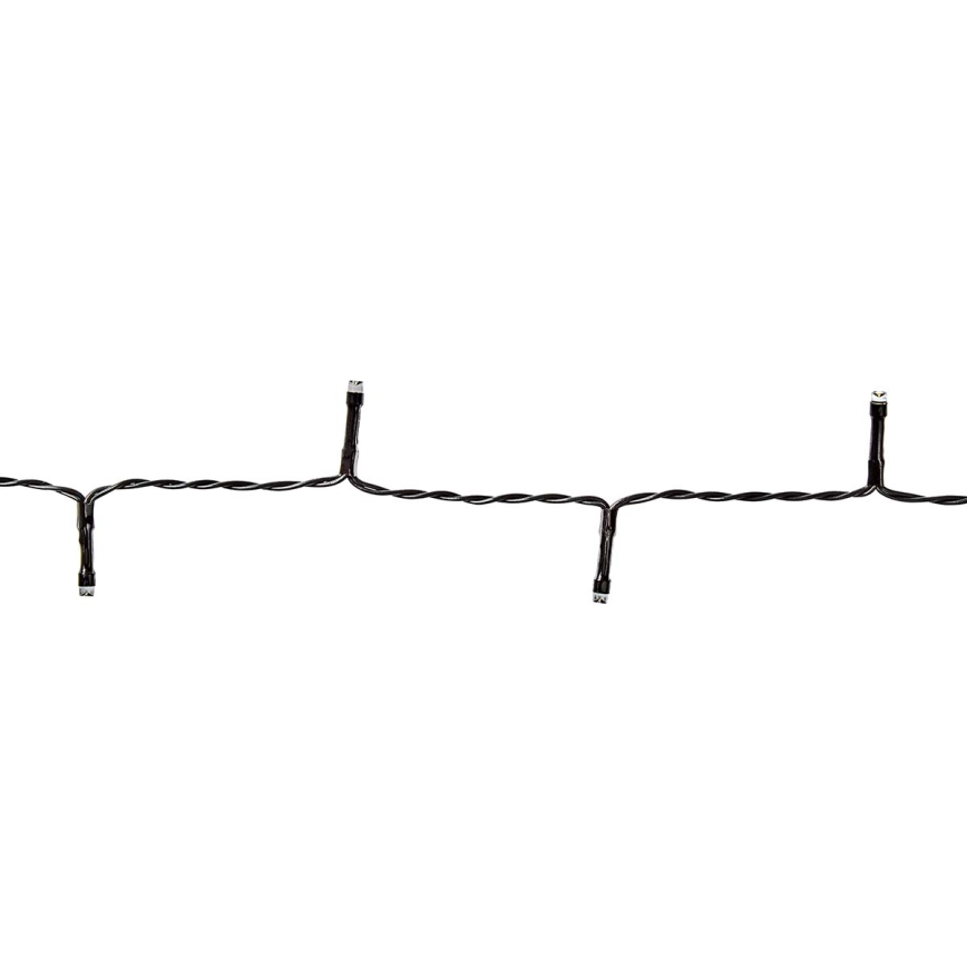 LED Utomhus julbelysning 96xLED/7 funktioner/3xAA 7,7m IP44 varmvit