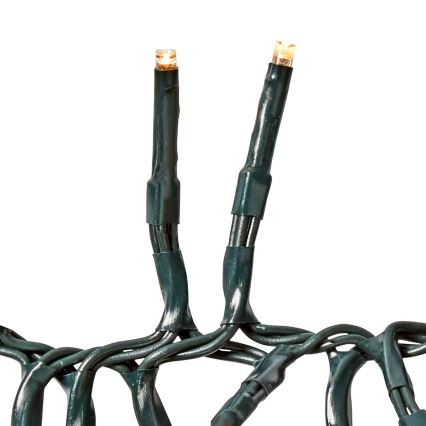 LED Utomhus julbelysning 576xLED/7 funktioner 7,2m IP44 varmvit