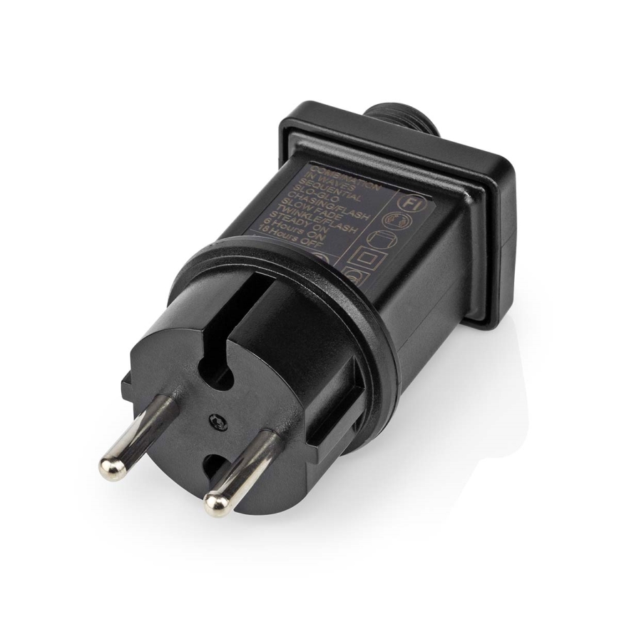 LED Utomhus julbelysning 576xLED/7 funktioner 7,2m IP44 varmvit