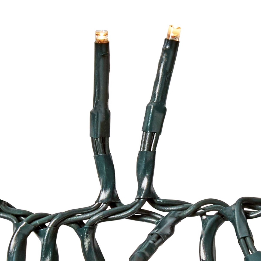 LED utomhusslinga 768 LED / 7 funktioner, 8,6 m, IP44, varmvit