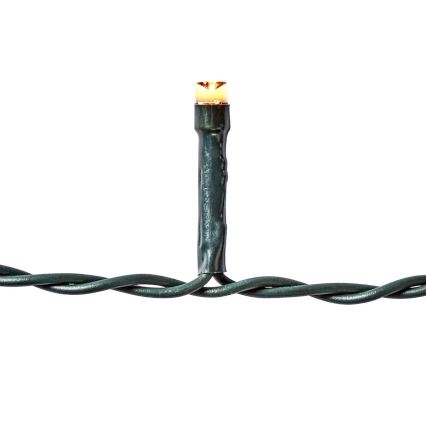 LED utomhusgardin 180xLED/7 funktioner 10,9 m IP44 varmvit