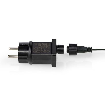 LED utomhusljusgardin 360 LED/7 funktioner 14 m IP44 varmvit