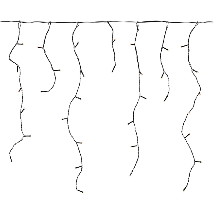 LED Utomhus julgardin 360xLED/7 funktioner 14m IP44 varmvit
