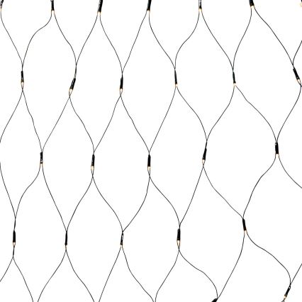 LED utomhusgardin 160xLED/7 funktioner 5m IP44 varmvit