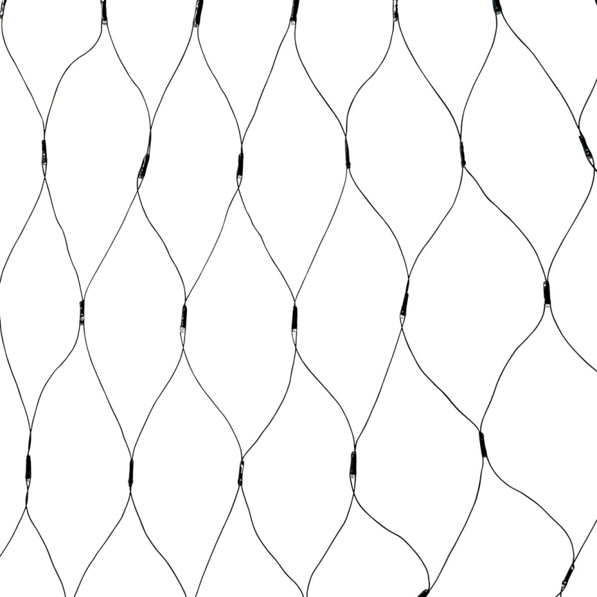 LED utomhusgardin 160xLED/7 funktioner 5m IP44 varmvit