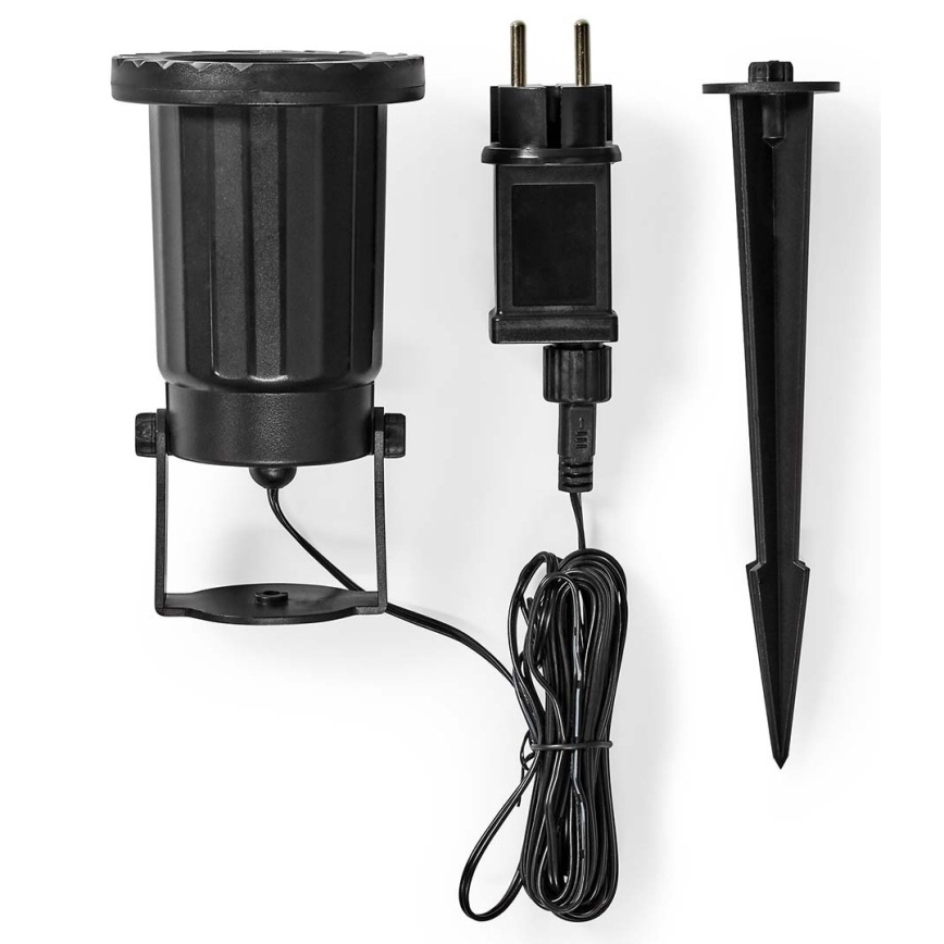 LED Christmas outdoor snowflake projector 5W/230V IP44