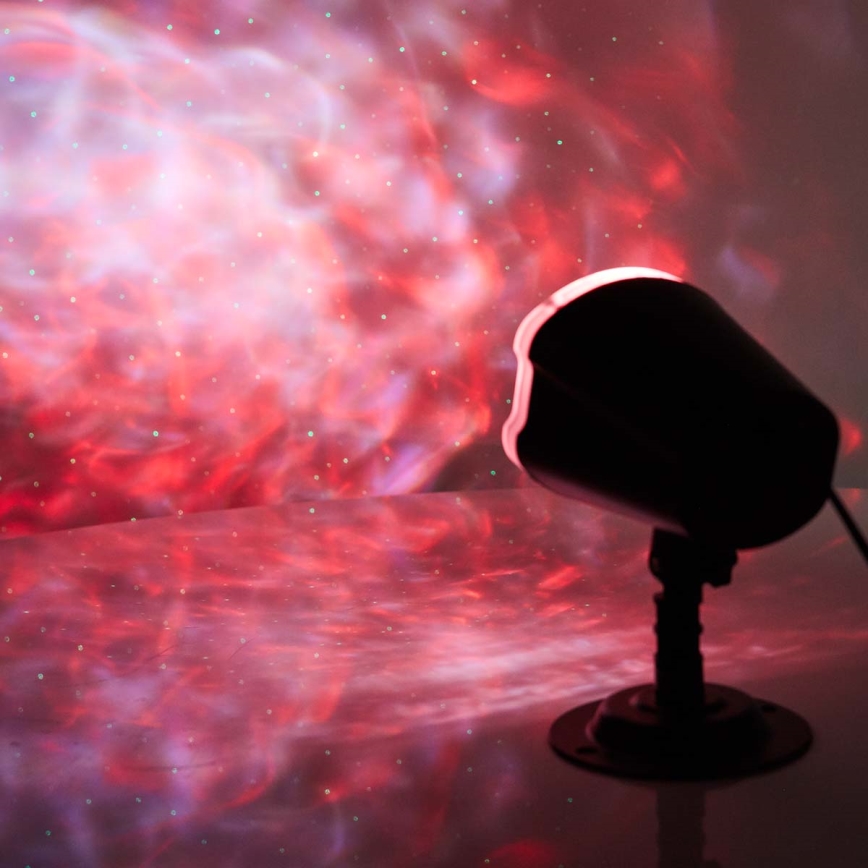 LED Laserprojektor 6W/230V IP65 + fjärrkontroll