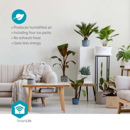 Luftkylare 65W/230V Wi-Fi Tuya vit + fjärrkontroll