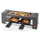 Nedis FCRA210FBK2 - Raclette grill med tillbehör 400W/230V