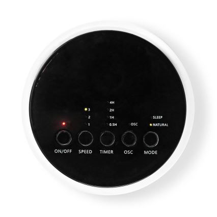 Pelare fläkt 50W/230V vit + fjärrkontroll