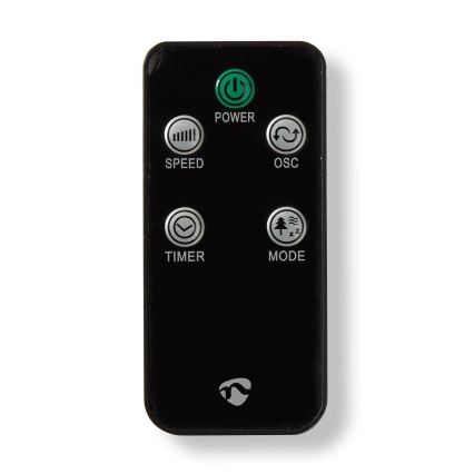 Pelare fläkt 50W/230V vit + fjärrkontroll