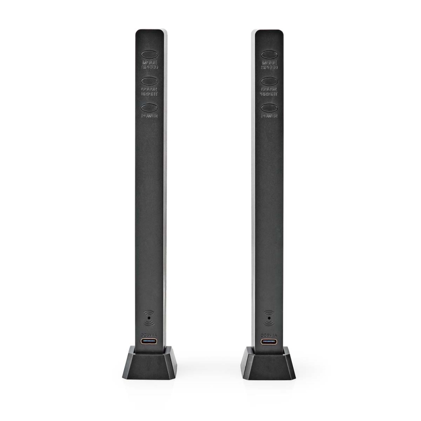 SET OM 2x LED RGB Uppladdningsbar bordslampa LED/250 mAh