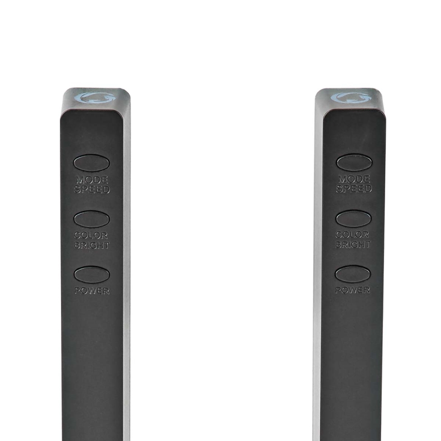 SET OM 2x LED RGB Uppladdningsbar bordslampa LED/250 mAh