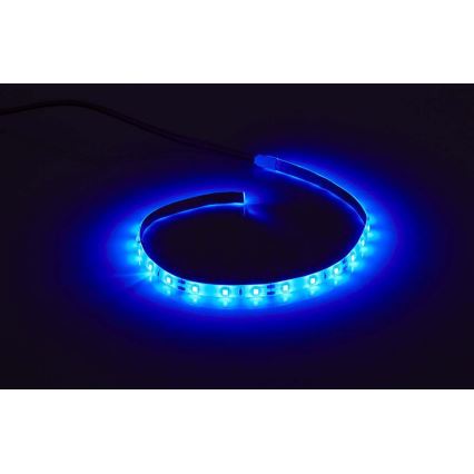 Nedis GCLD05BU - LED-slinga för PC med Nätaggregat SATA 50 cm 12V blå