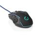 LED Gaming mouse 1200/1800/2400/3600 DPI 6 buttons svart