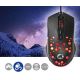LED Gaming mouse 800/1200/2400/3200/4800/7200 DPI 7 buttons svart