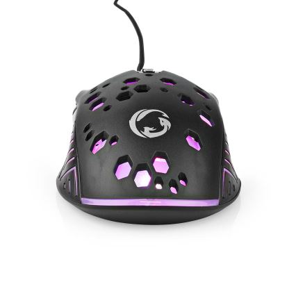 LED Gamingmus 800/1200/2400/3200/4800/7200 DPI 7 knappar svart
