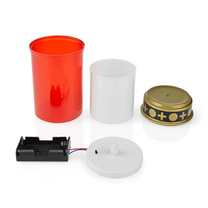 LED Kyrkogårdsljus LED/2xAA IP44