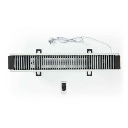 Elektrisk direktvärmare/konvektor 750/1250/2000W/230V Wi-Fi Tuya + fjärrkontroll