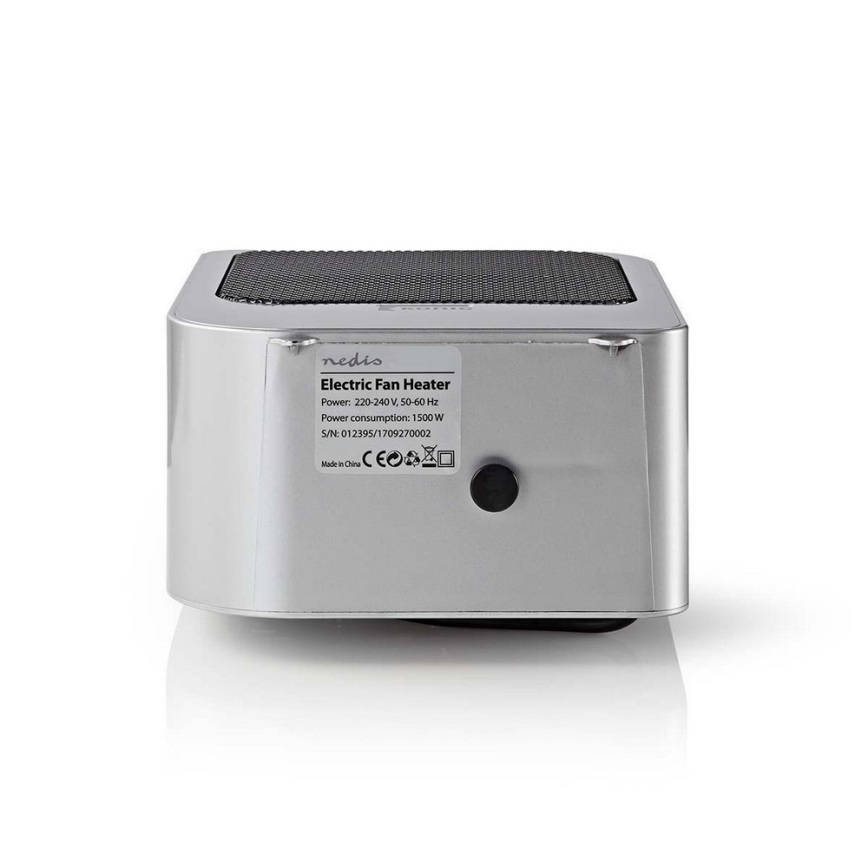 Nedis HTFA12CGY - fläkt med en keramisk värmare 750/1500W/230V
