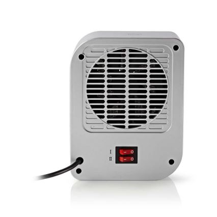 Nedis HTFA12CGY - fläkt med en keramisk värmare 750/1500W/230V